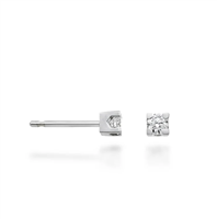 Orecchini Mikiko in Oro bianco Diamante 0.10 Ct MO5029O4BR010 - MO5029O4BR010